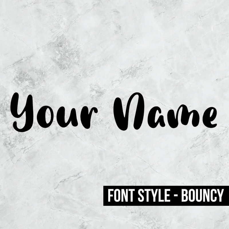 Bouncy Font Style