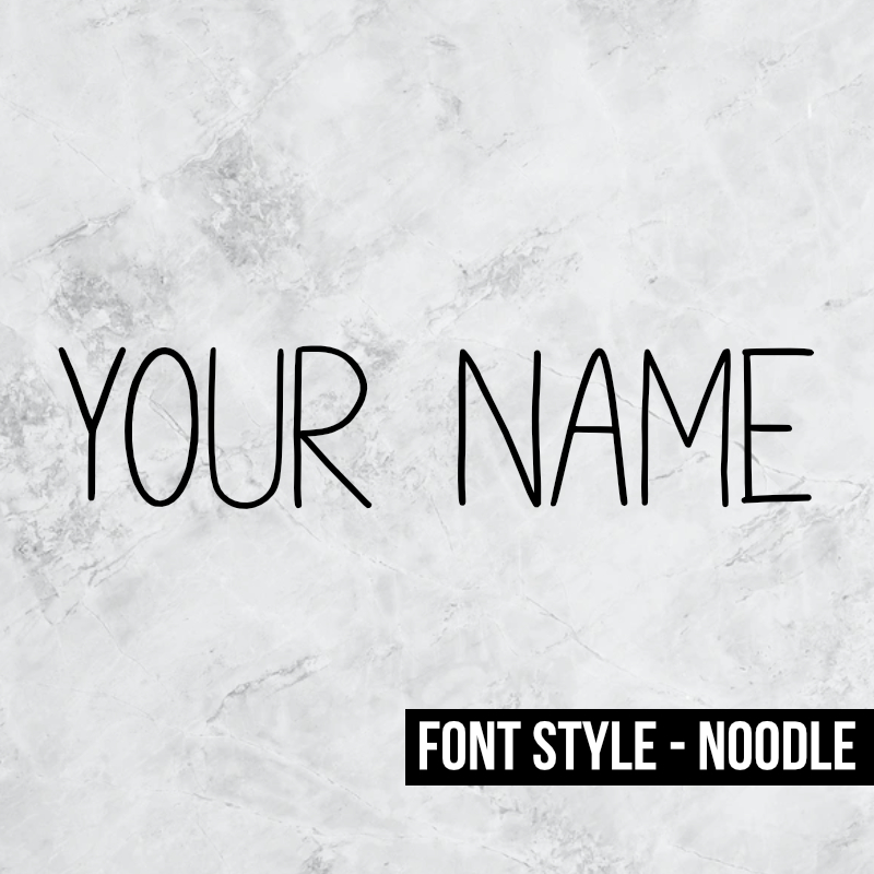 Noodle Font Style