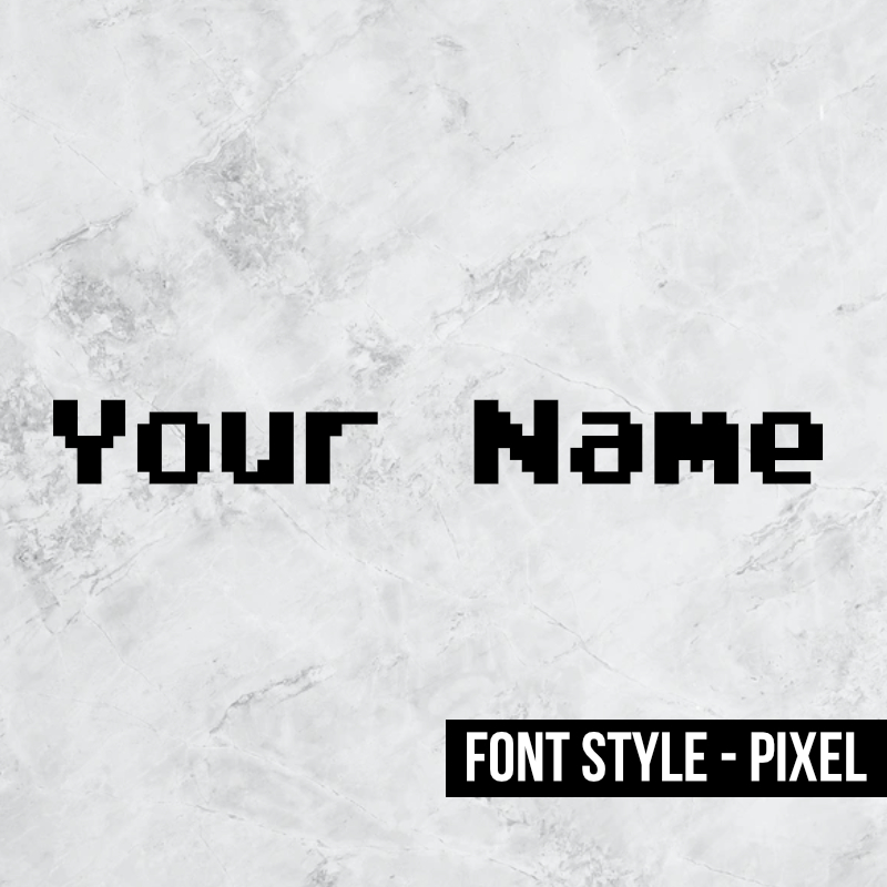 Pixel Font Style