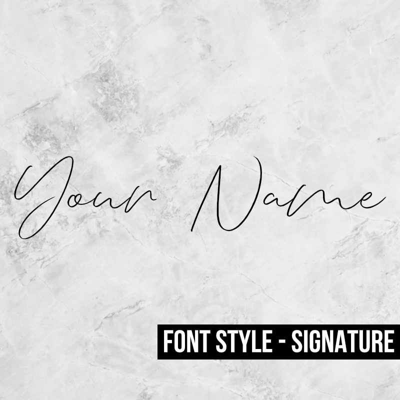 Signature Font Style