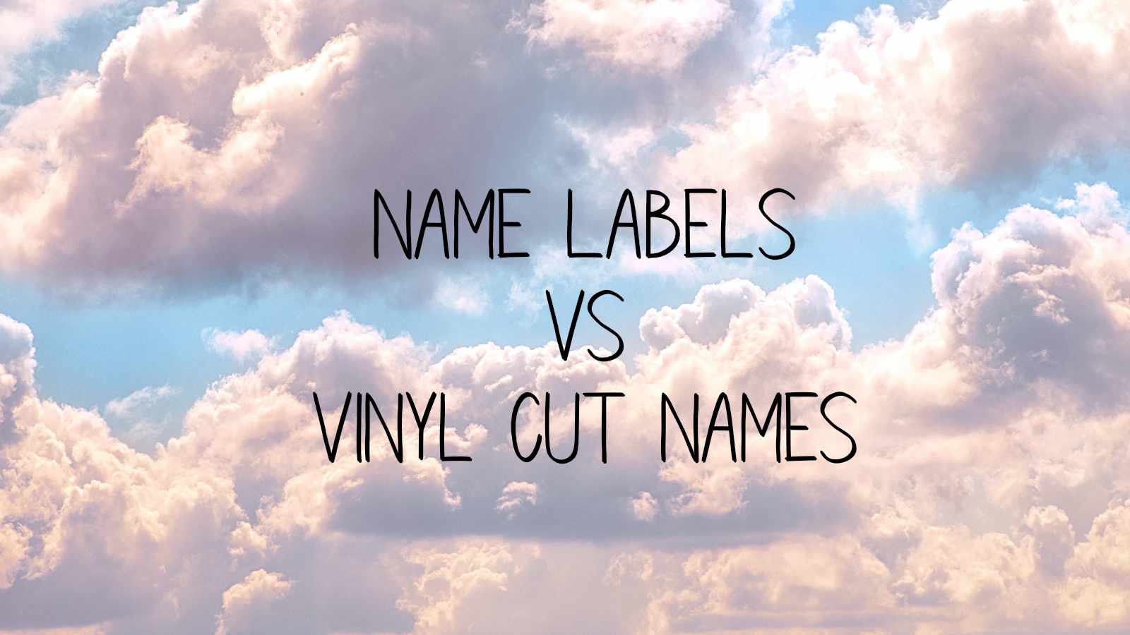 Iron on Labels vs. Vinyl Cut Iron on Name Transfers in 2021